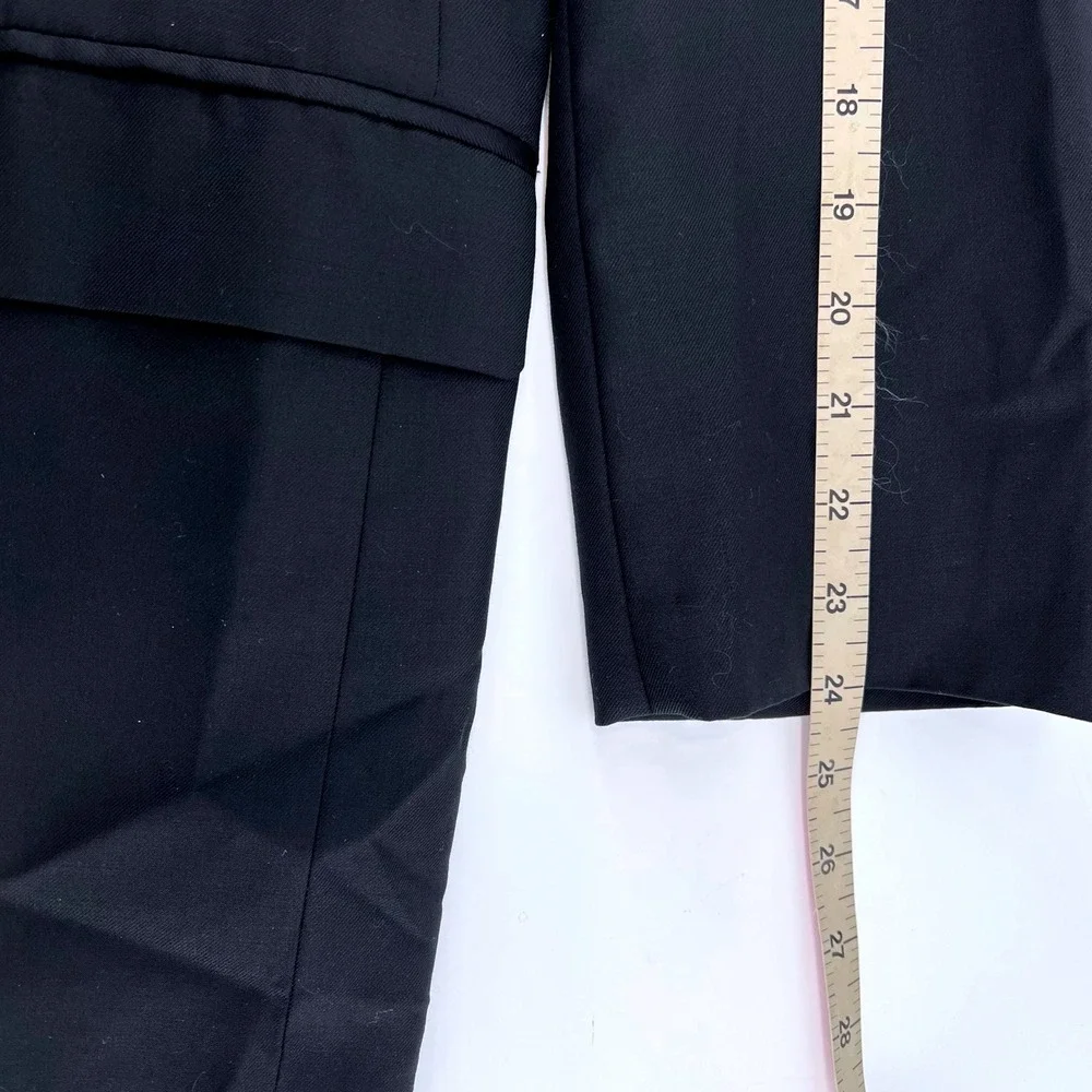 Vintage Ralph Ralph Lauren Mens‎ 44R Black Blazer Sport Coat Wool Made in Canada